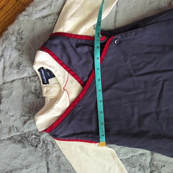 Ralph Lauren White/Navy Jumper, Toddler Girl 4T, New With Tags - Picture 4 of 14